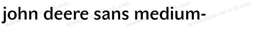 john deere sans medium字体转换